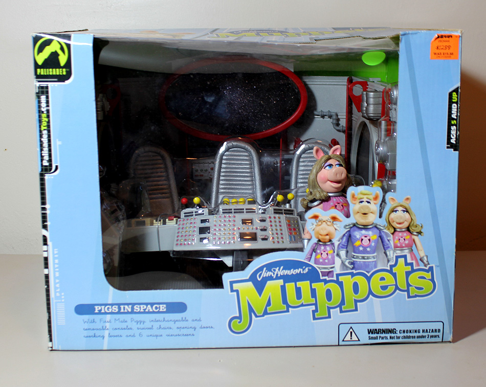 Jim Henson The Muppets PIGS IN SPACE Playset w EXCLUSIVE PIGGY figure