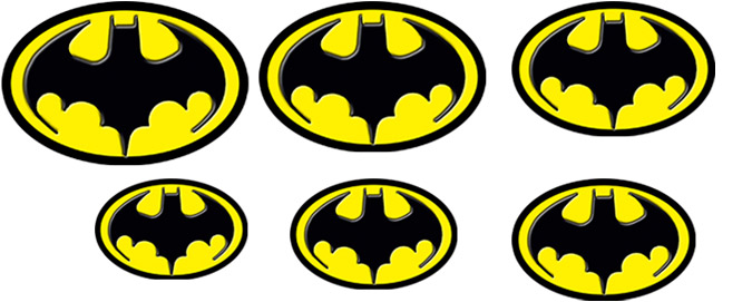 Keaton Batman Emblems