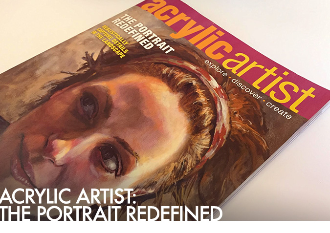 Acrylic Artist Magazine featuring Matt Cauley Artwork