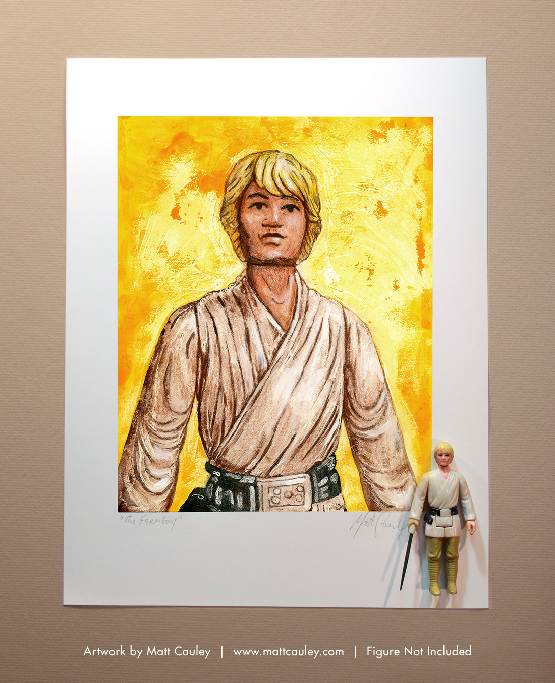 Star Wars Luke Farmboy Vintage Kenner Action Figure Original Art Print 3 75 Ebay Star Wars Luke Farmboy Vintage Kenner Action Figure Original Art Print 3 75 Ebay