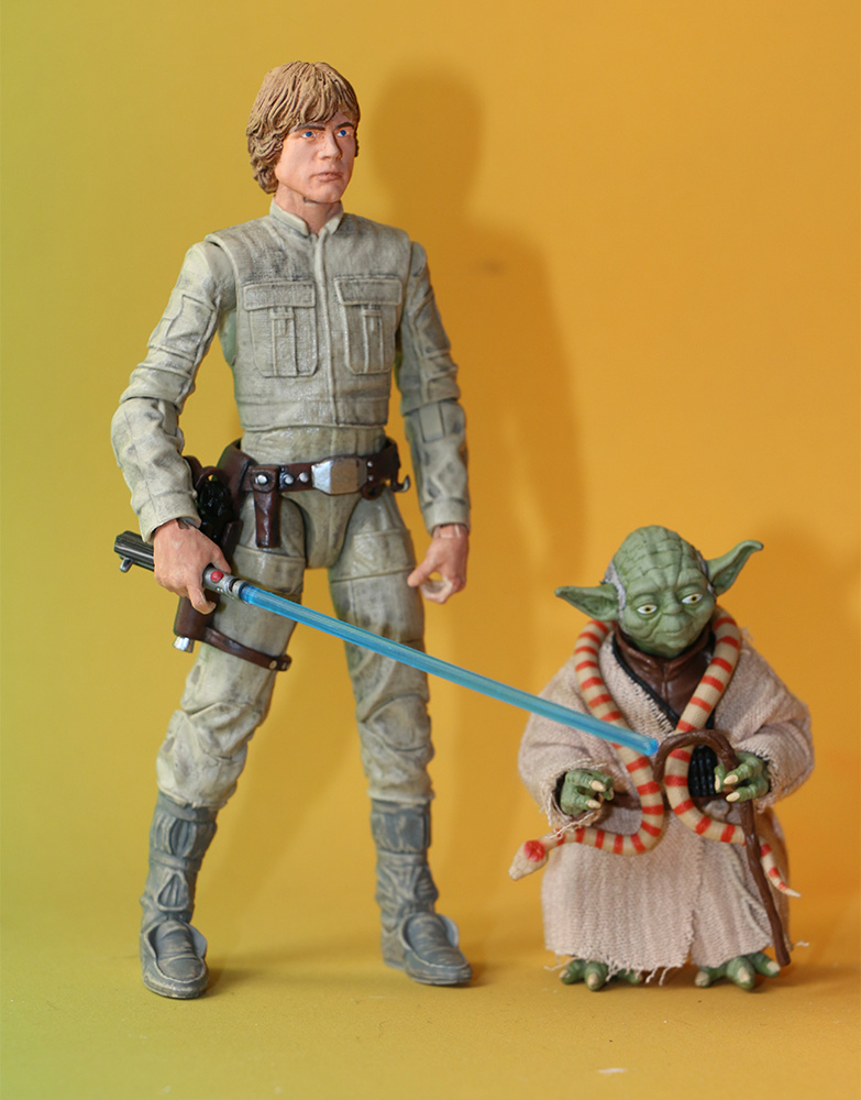 Custom Hasbro Star Wars Black Series BESPIN LUKE SKYWALKER + YODA