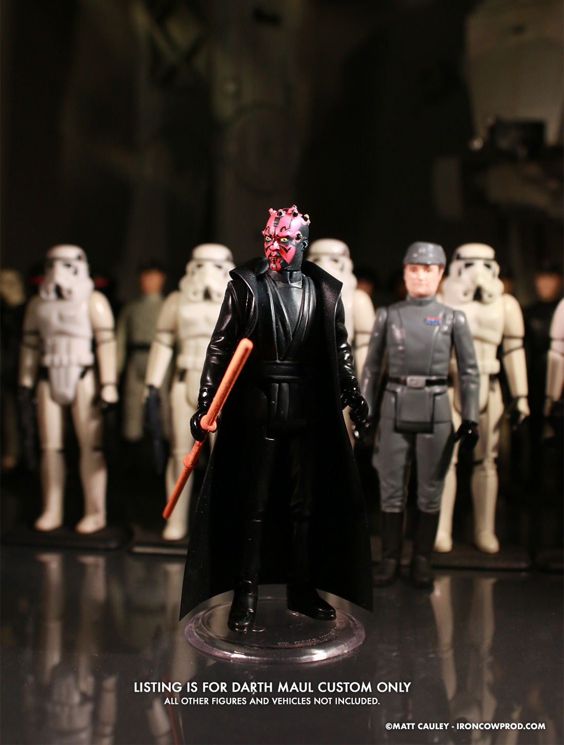 Custom Vintage Kenner STAR WARS DARTH MAUL 3.75