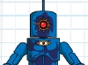 DC Wave1: OMAC Minimate Design (Early Concept Art) - by Matt \'Iron-Cow\' Cauley