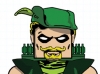 DC Wave3: Green Arrow Minimate Design (Early Concept Artwork) - by Matt 'Iron-Cow' Cauley