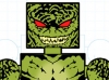 DC Wave3: Killer Croc Minimate Design (Early Concept Artwork) - by Matt 'Iron-Cow' Cauley