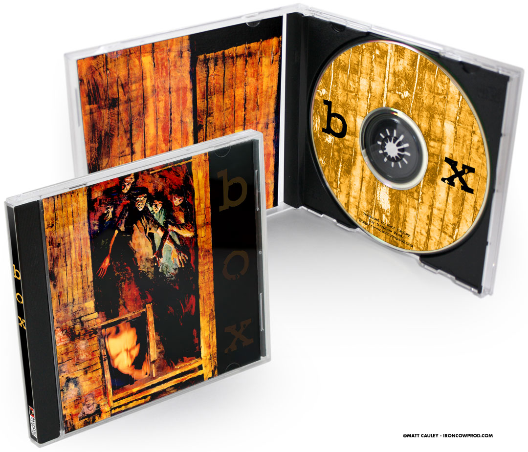 "BOX" The BOX artwork was used on a promotional cd, featuring angst-ridden tracks from The Cure, Stone Temple Pilots, Radiohead and more...