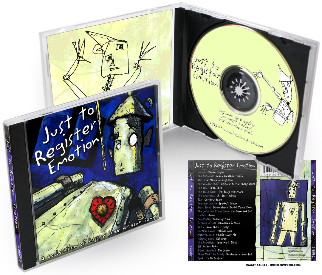 "Just To Register Emotion" CD package