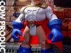 DC Playskool POWER GIRL - Custom action figure by Matt Iron-Cow Cauley - Featured in ToyFare Magazine 110