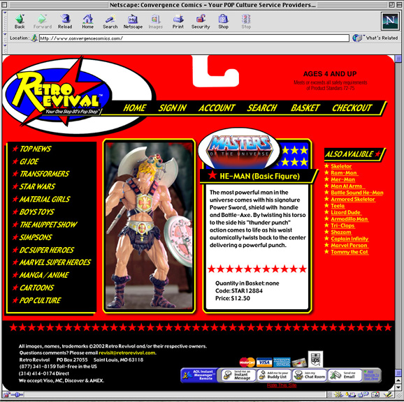 Retro Revival Website