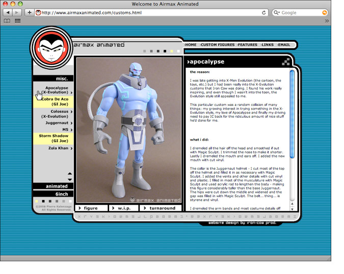 Airmax Animated Custom Figures Page