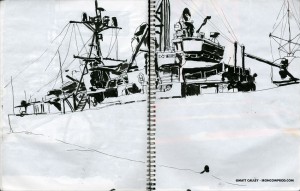 U.S.S. INTREPID SKETCHBOOK by Matt 'Iron-Cow' Cauley - "Battleship"