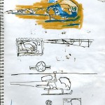 U.S.S. INTREPID SKETCHBOOK by Matt 'Iron-Cow' Cauley - "Chopper Studies"