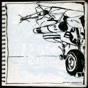 U.S.S. INTREPID SKETCHBOOK by Matt 'Iron-Cow' Cauley - "Fighter Craft"