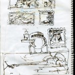 U.S.S. INTREPID SKETCHBOOK by Matt 'Iron-Cow' Cauley - "Stamp Concepts"