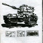 U.S.S. INTREPID SKETCHBOOK by Matt 'Iron-Cow' Cauley - "Tank"