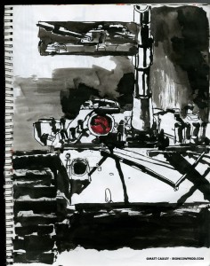 U.S.S. INTREPID SKETCHBOOK by Matt 'Iron-Cow' Cauley - "Tank2"