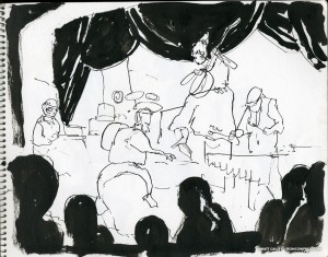 EPCOT SKETCHBOOK by Matt 'Iron-Cow' Cauley - "Dixie Band 1"