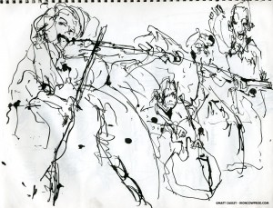 EPCOT SKETCHBOOK by Matt 'Iron-Cow' Cauley - "EPCOT Band 2"