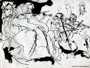EPCOT SKETCHBOOK by Matt 'Iron-Cow' Cauley - "EPCOT Band 1"