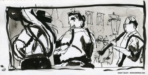 EPCOT SKETCHBOOK by Matt 'Iron-Cow' Cauley - "Germany Band"