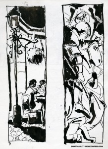 EPCOT SKETCHBOOK by Matt 'Iron-Cow' Cauley - "Germany 2"