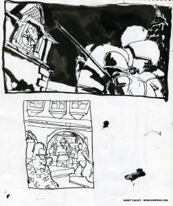 EPCOT SKETCHBOOK by Matt 'Iron-Cow' Cauley - "Germany 3"