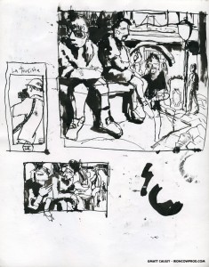 EPCOT SKETCHBOOK by Matt 'Iron-Cow' Cauley - "Tourists"