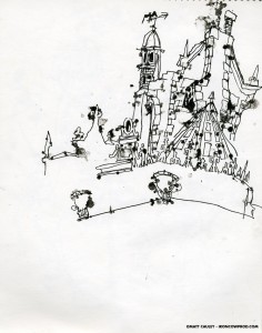EPCOT SKETCHBOOK by Matt 'Iron-Cow' Cauley - "Unfinished"
