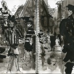 EPCOT SKETCHBOOK by Matt 'Iron-Cow' Cauley - "Village"