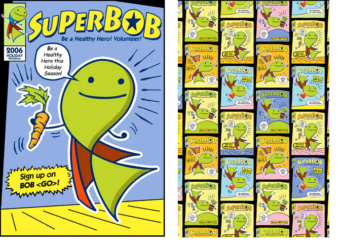 SuperBOB Comic Cover and Addl Artwork