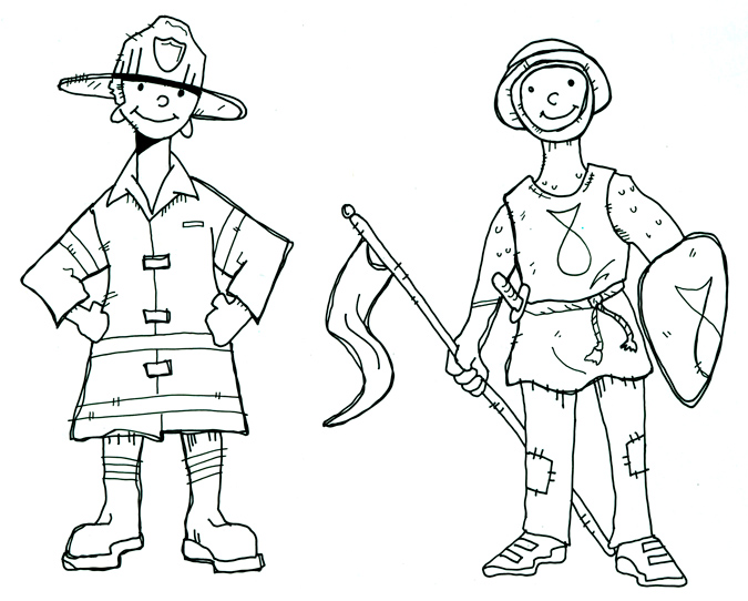 Fire Fighter & Knight