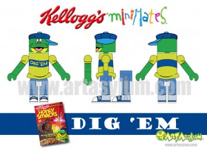 Kelloggs Minimates - Dig 'Em