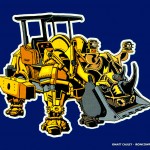 Rhinodozer – T-Shirt Illustration by Matt ‘Iron-Cow’ Cauley