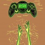 Invade! – T-Shirt Illustration by Matt ‘Iron-Cow’ Cauley