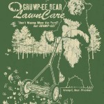 Grump-EE Bear Lawn Care – T-Shirt Illustration by Matt ‘Iron-Cow’ Cauley