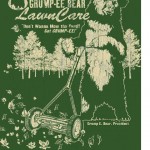 Grump-EE Bear Lawn Care – T-Shirt Illustration by Matt ‘Iron-Cow’ Cauley