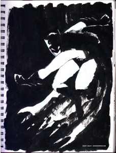 THE RANDOM SKETCHBOOK by Matt 'Iron-Cow' Cauley - "Batman"