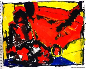 U.S.S. INTREPID SKETCHBOOK by Matt 'Iron-Cow' Cauley - "Charge"