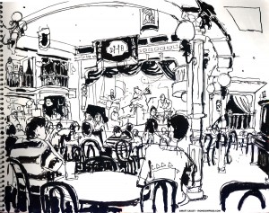 EPCOT SKETCHBOOK by Matt 'Iron-Cow' Cauley - "Dixie"