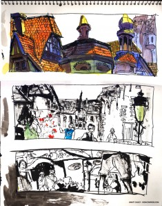 EPCOT SKETCHBOOK by Matt 'Iron-Cow' Cauley - "Germany"