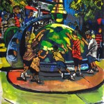 THE CITY SKETCHBOOK by Matt 'Iron-Cow' Cauley - "Park Globe"