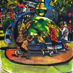 THE CITY SKETCHBOOK by Matt 'Iron-Cow' Cauley - "Park Globe"
