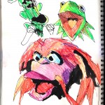 THE RANDOM SKETCHBOOK by Matt 'Iron-Cow' Cauley - "Muppets 1"