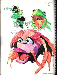 THE RANDOM SKETCHBOOK by Matt 'Iron-Cow' Cauley - "Muppets 1"