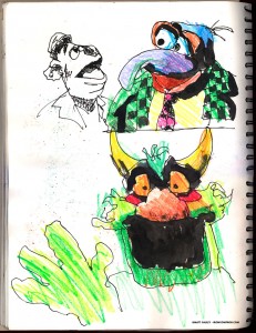 THE RANDOM SKETCHBOOK by Matt 'Iron-Cow' Cauley - "Muppets 2"