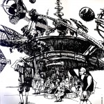 EPCOT SKETCHBOOK by Matt 'Iron-Cow' Cauley - "Orbiter"