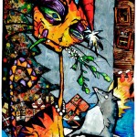 CATS SKETCHBOOK by Matt 'Iron-Cow' Cauley - "Under The Mistletoe"