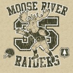 Moose River Raiders  – T-Shirt Illustration by Matt ‘Iron-Cow’ Cauley