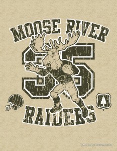 Moose River Raiders - T-Shirt Illustration by Matt 'Iron-Cow' Cauley