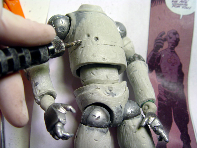 action figure sculpting